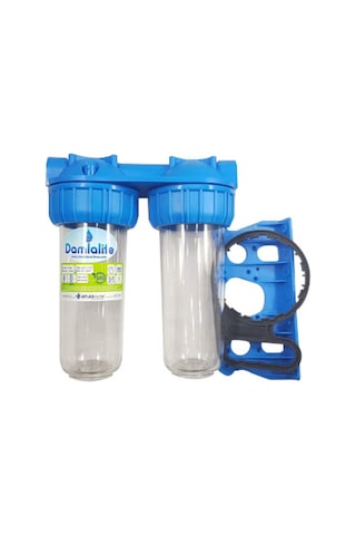 Atlas 10" Housing 2 Li Boş Filtre Kabı Bina Girişi ve Kuyu Suyu