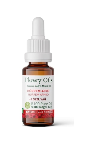 Flowy Oils Hürrem Afro Doğal Özel Bakım Yağı 10 ML