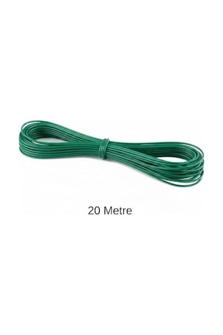 20 Metre Pvc Kaplı Çelik Çamaşır İpi Dayanıklı, Paslanmaz, Kopmaya Karşı Güçlü Balkon, Bahçe Ve Banyo Kullanımı Diğer