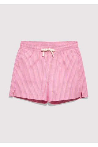 Mavi - Çizgili Şort 7410011-87020 Pembe