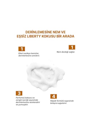 Nemlendirici Arındırıcı Liberty Köpük Sabun 300 Ml