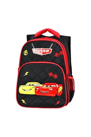 Waddell İlkokul Sırt Çantası ve Beslenme Çantası Arabalar Siyah