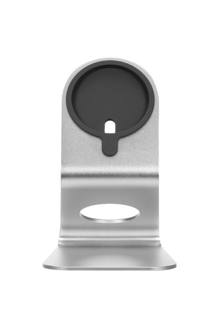 Novahub İphone Uyumlu 12 İçin Kaymaz Alüminyum Şarj Standı - Dikey Kablosuz Şarj Aleti