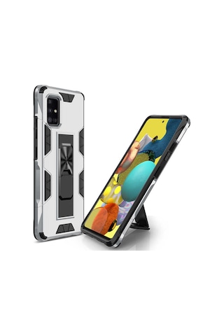 Samsung Uyumlu Galaxy A71 Kilif Miknatisli Zirhli Korumali Silikon Kapak 466792173