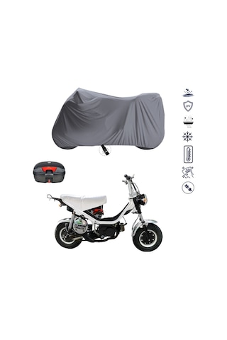 Yamaha LB 70 Chappy ÇANTALI MOTOSİKLET BRANDA SU GEÇİRMEZ TOPCASE UYUMLU MOTOR BRANDA