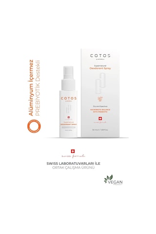 Cotos Microbiota Balance With Prebiotic Deodorant Sprey Per Cotos Microbiota Balance With Prebiotic Deodorant Sprey Per