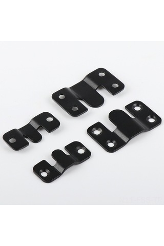 Hfambition Ev Mobilyaları İçin Paslanmaz Çelik Küçük Dağ Formlu Kilitli Bağlantı Elemanı - Ev Gereçleri Sabitleyici, Dayanıklı Ve Kullanımı Kolay