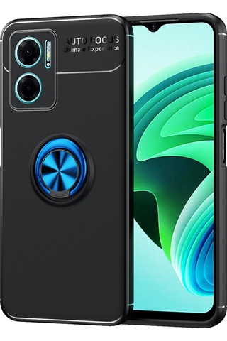 Xiaomi Redmi Note 11e Kılıf Zore Ravel Yüzüklü Silikon Kılıf