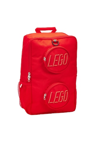 571 Collections Lego Tuğla Sırt Çantası, Kırmızı, One Size, Sırt Çantası Açık Altın