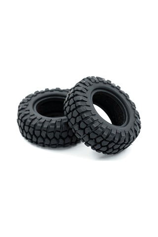 Samdoo 1/24 Axial Scx24 90081 Axı00005 C10 Axı00006 Axı00002 Uyumlu 4 Adet Kauçuk Rc Araba Lastiği C Tipi - 54mm Çap X 18mm Genişlik