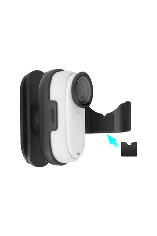 Sunnylıfe G3s-j867 Insta360 Go 3 S/go 3 Eylem Kamera Şapka Ağız Klip 360 Derece Rotasyon Şapka Montaj Klipsi