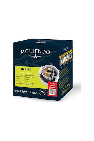 Moliendo Brasil Bossa Nova Pratik Filtre Kahve 10 x 10 G