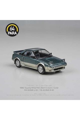 Para64 Toyota 1985 Mr2 Mk1 Greengold Pa-55368 Çok Renkli