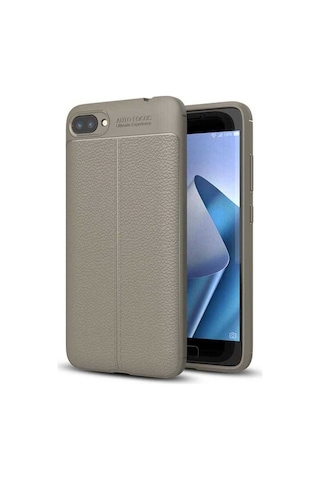 Asus Zenfone 4 Max Zc554kl Kılıf Zore Niss Silikon Kapak Gri