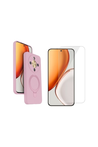 Teleplus Honor X9d Kılıf Samara Yüzüklü Kılıf Ve Nano Ekran Koruyucu