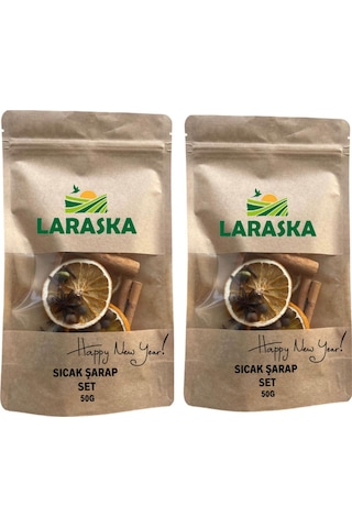 2 Adet Premium Sıcak Şarap Seti 50g Wine Spice 50g Yılbaşı Seti Özel