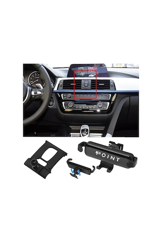 Bmw 3 Kasa 3.20d Xdrive Araca Özel Cep Telefon Tutacağı Robotik Oynar Başlık 2013 - 2018 Profesyonel Siyah