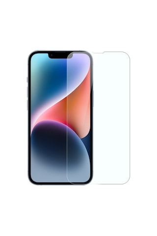 Apple Uyumlu iPhone 14 İle Ekran Koruyucu Şeffaf Temperli Kırılmaz Cam Ekran Koruyucu