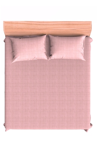 Maki Home Pembe 100x200 Polycotton Tek Kişilik Lastikli Çarşaf Se