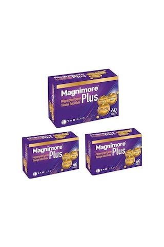 Magnimore Plus Magnezyum 3 x 60 Tablet
