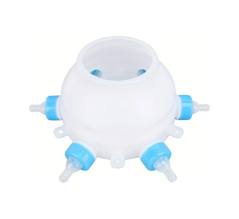 Willowhaven Beyaz 6 Emzilikli 84.54oz Kaliteli Plastik Kuzu Ve Buzağı Bakım Kovası