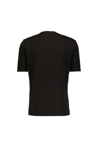 Cazador 34185 Erkek Bisiklet Yaka Triko T-shirt Siyah