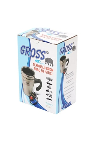 Ahmet Otomotiv Gross 12V 500 ML Araç İçi Termos Kettle Su Isıtıcı