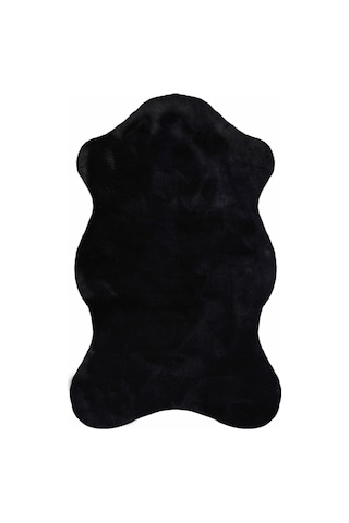 Kaşmir Halı 7/24 Cosy Premium Siyah 70x100 CM Salon Mutfak Halısı Yolluk Kilim