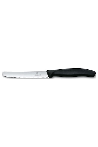 Victorinox 6.7833 Domates ve Sosis Bıçağı Siyah 11 CM