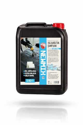 Newmix Halı&koltuk Şampuanı 5 Kg Beyaz Sabun Kokulu Makinede Yıkama Tekli