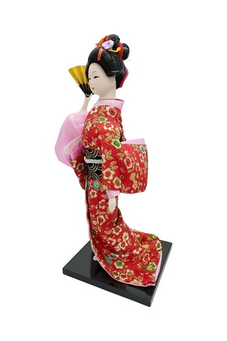 Japon Kimonolu Geyşa Bebek Kabuki Biblo 30 Cm No.23 Anime