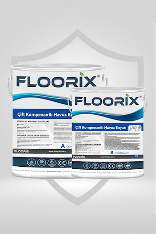 Floorix Havuz Boyası Çift Komponentli 10 Kg+5 Kg