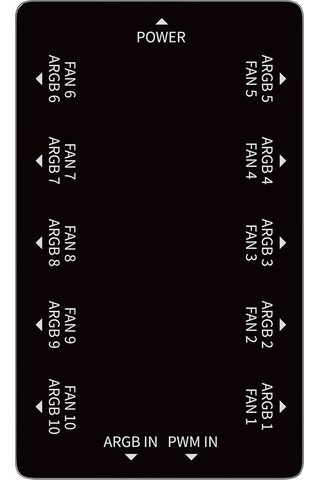Ocypus Delta Eh10 Siyah Pro Uzaktan Kumandalı 10'lu Argb + Fan Çoklayıcı