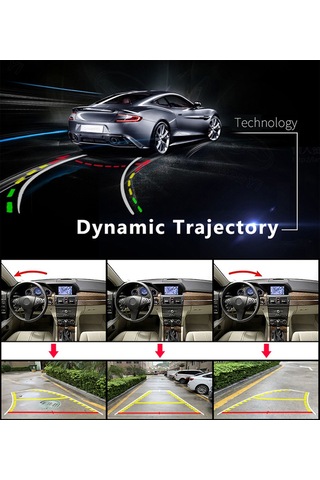 Yaozixa Ahd Araç Geri Görüş Kamerası, 170 Geniş Açı, 1080p Full Hd, Gece Görüşü, 360 Ayarlanabilir, Ip68 Su Geçirmez, Cvbs/ahd Seçenekli