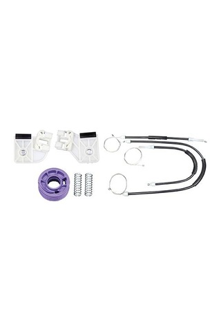 Volkswagen Polo Mk4 2002-2009 Ön Sağ Cam Kriko Teli ve Tamir Seti