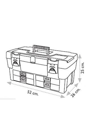 Takım Çantası 4 Çekmeceli Takım Çantası Alet Edavat Çantası