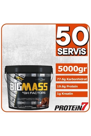 Bigjoy Bigmass Gh Factors Karbonhidrat Tozu 5000Gr