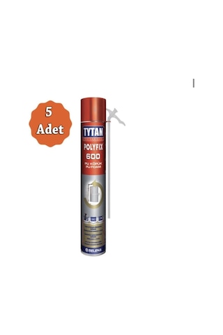 Tytan Polyfix 600 Gr Poliüretan Montaj Dolgu Köpüğü 5 Adet