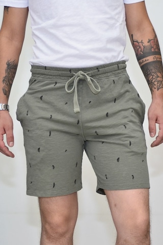 Superfly Erkek 20615 Men Sweat Short Koyu Haki 2061510 Siyah