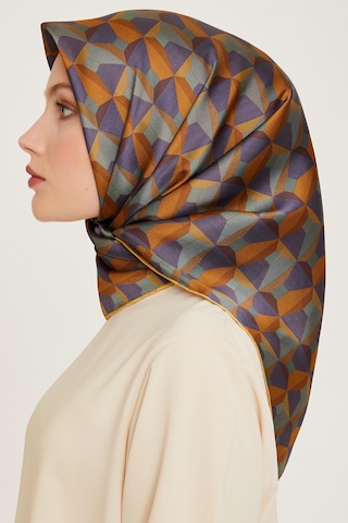 Yeni Sezon - 2024 Sonbahar Kış - Dj Saf İpek Eşarp 9204d01 S Sura - 03693 Hardal