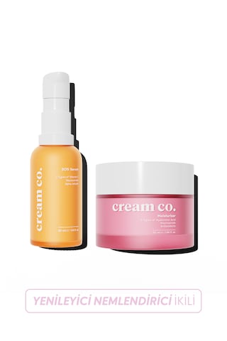 Cream Co. Leke Karşıtı Nemlendirici Krem 50 ML + Sos Serum 30 ML