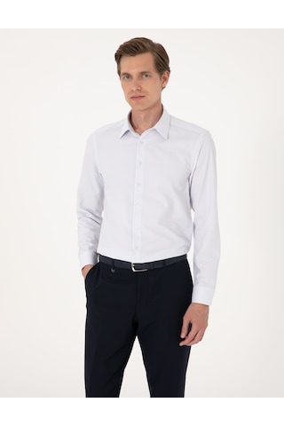 Pierre Cardin Erkek Mavi Gömlek Desenli 50307263-vr036 Mavi