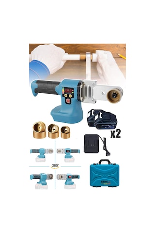 Staxx 21500wh Pp15a 15 Pilli Çift Akülü Plastik Boru Kaynak Mak