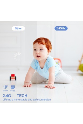 Vkemall Bebek Monitörü İçin İç Mekan Akıllı Kamera Gece Görüşü