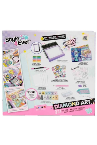 Canal Toys Diamant'art Işık Kutusu Mor Çocuklar İçin Elmas Bo