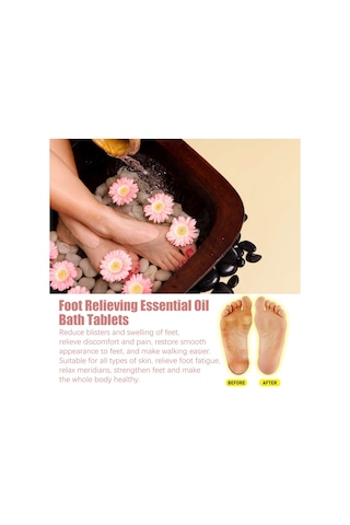 Eelhoe Ayak Giderici Esansiyel Yağ Banyo Tabletleri Çok Renkli