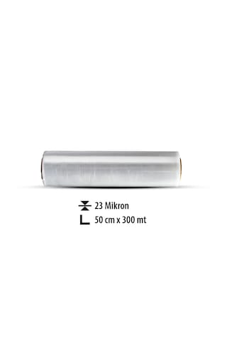Cook Toptan Palet Streç Film 23 Mikron 50 Cm 300 M - Koli İçi 6 Adet