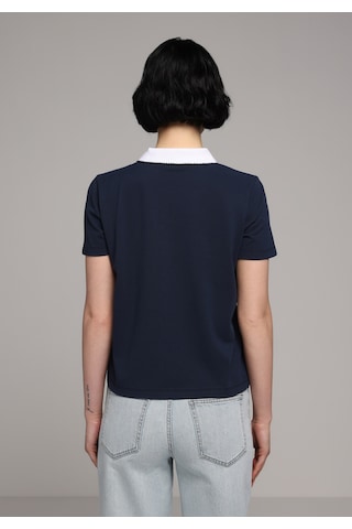 Colin's Colins Regular Fit Polo Yaka Düz Kadın Lacivert Kısa Kol Tişört Cl1080432 Q1.v1 Nav