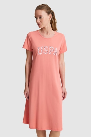 U.s. Polo Assn. Kadın Somon Pijama Takım 50326517-vr047