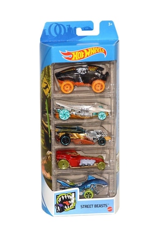 1806 Hot Wheels 5'li Araba Seti / +3 Yaş - 1 Adet Stokta Olan Gönderilir